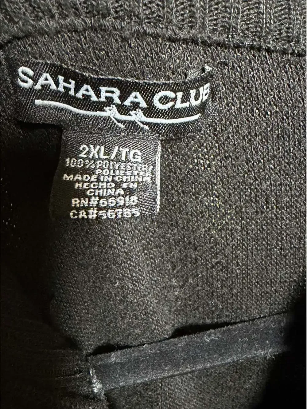 Sahara Club Argyle Full Zip Cardigan Mens 2XL Navy Gray